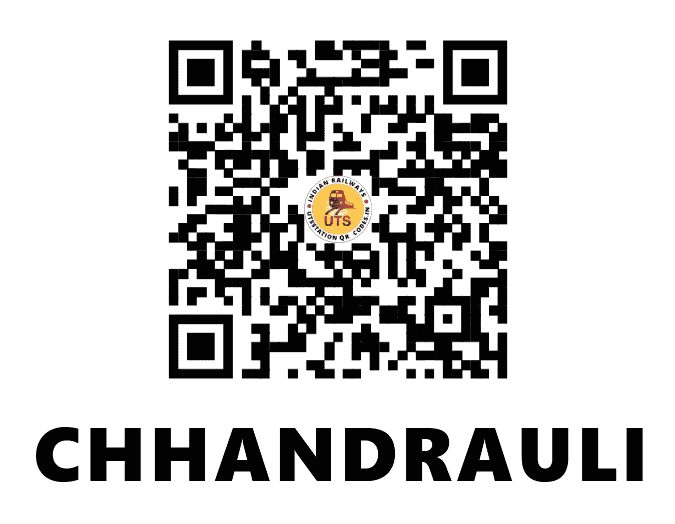 UTS QR Code for CHHANDRAULI - CDRL (NR - UTTAR PRADESH)